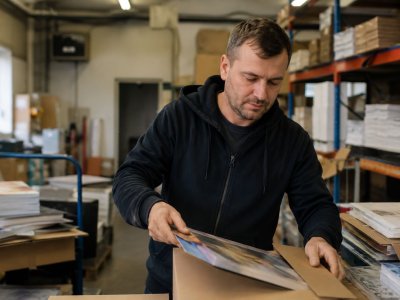 Noliktavas darbinieki - drukas uzņēmumā